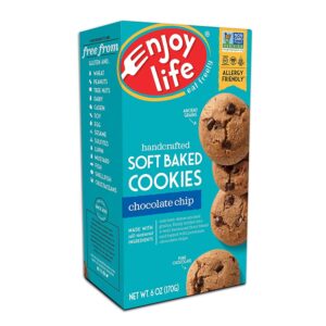 gluten free vegan soft baked chocolate chip cookies enjoy life