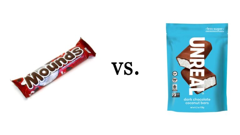 chocolate review of mounds vs. unreal dark chocolate coconut bars