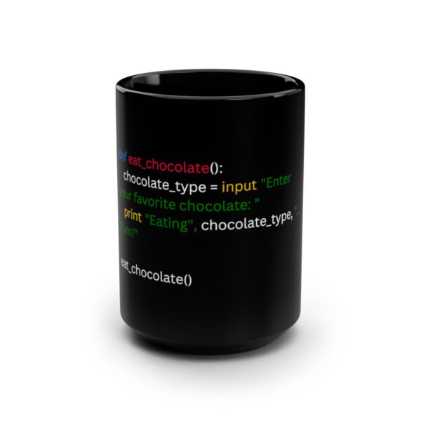 chocolate code mug