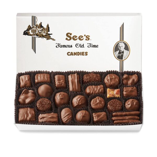 See's milk chocolate assortment 1 lb