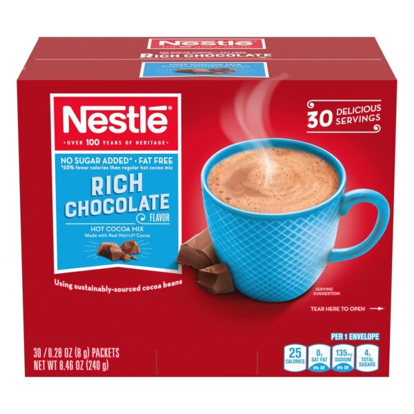 Nestle No-Sugar-Added Hot Cocoa Packets