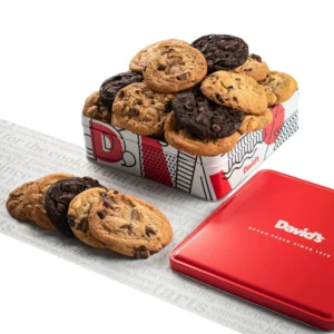 Assorted cookies tin david's cookies