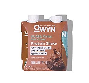 OWYN Dark Chocolate Plant Based Protein Shake 4pk, 11.15 FZ