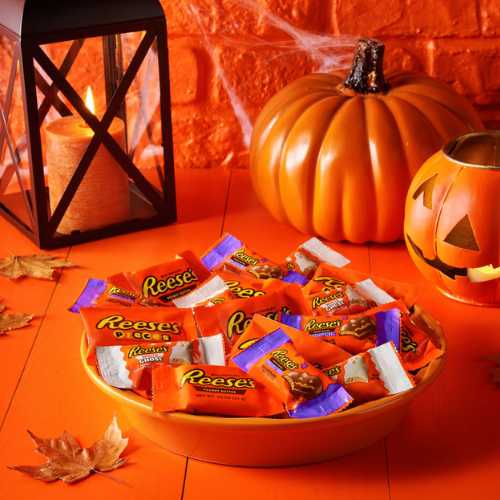 reeses assorted halloween candy bag