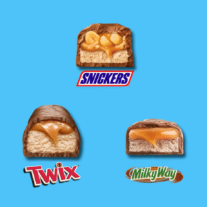 snickers twix milky way minis