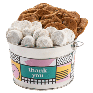 Thank You Bucket Thin & Crispy Chocolate Chip Cookies and Butter Pecan Meltaways