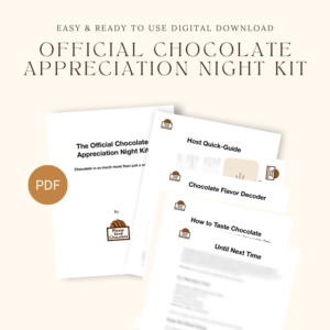 Official Chocolate Appreciation Night Kit Img