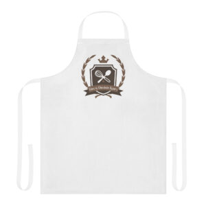 White chocolate lover apron gift for bakers and hosts
